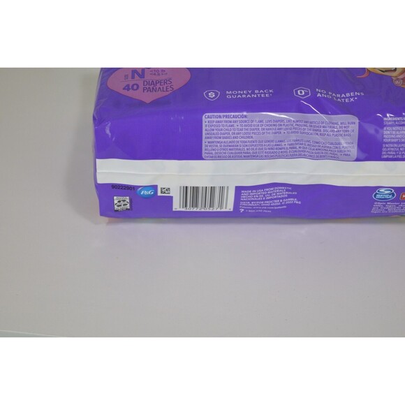 Luvs Newborn Diapers 40 Count 12-Hour Protection Up To 10lbs SEALED - Picture 6 of 6